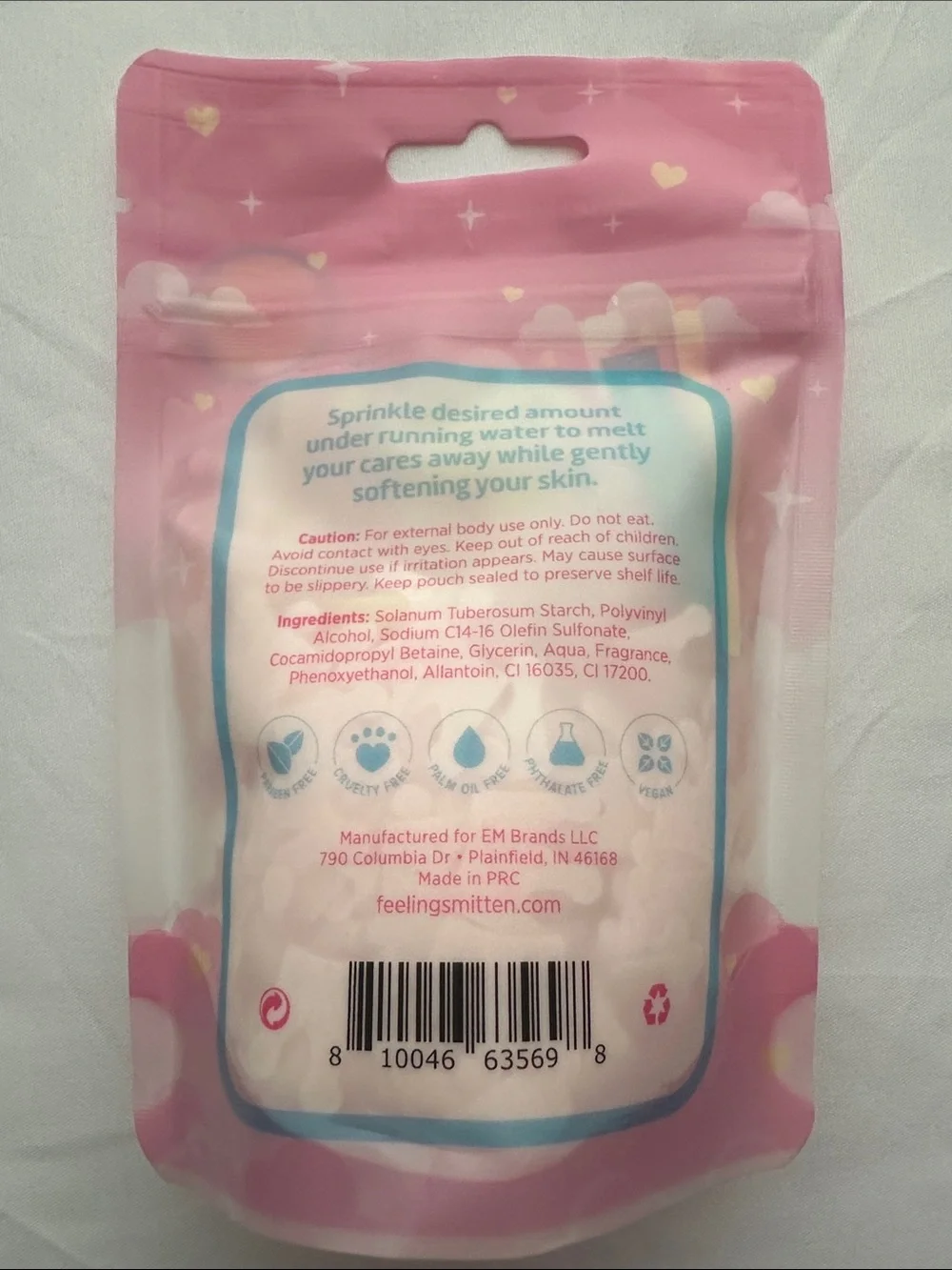 Feeling Smitten Cotton Candy Confetti Soap 1.2 oz